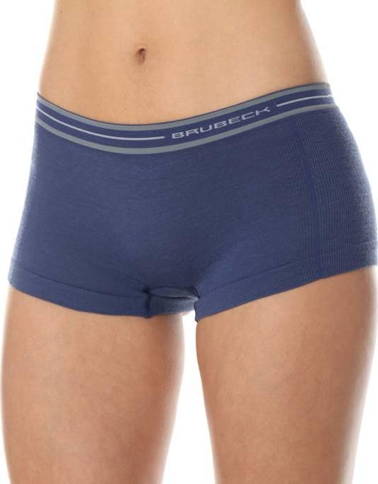 Brubeck BX10860 Bokserki damskie ACTIVE WOOL jeansowy S