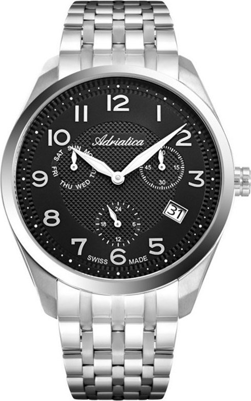 Zegarek Adriatica Zegarek męski Adriatica A8309.5126QF srebrny
