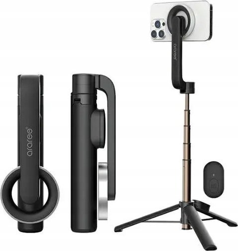 Selfie stick Sourcing Araree Selfie Stick Bluetooth Magfie Pod black/black MagSafe Tripod AR60-01727A