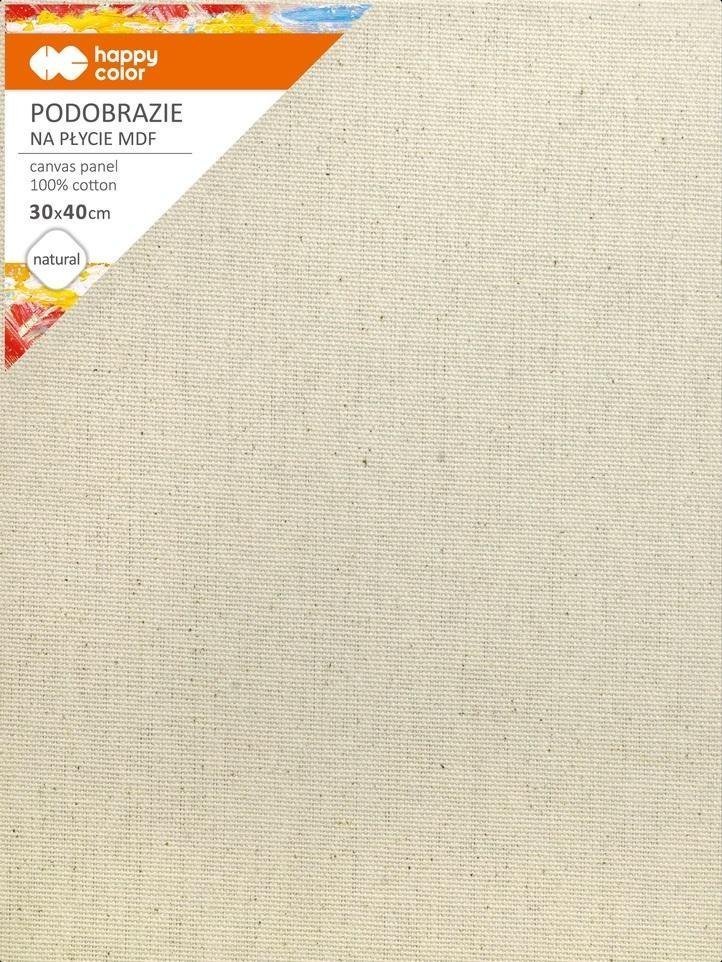 GDD Podobrazie bawełniane 30x40cm natural HAPPY COLOR