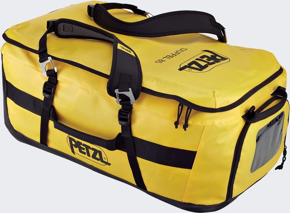 Petzl Torba Transportowa Petzl Duffel 85 BLACKYELLOW