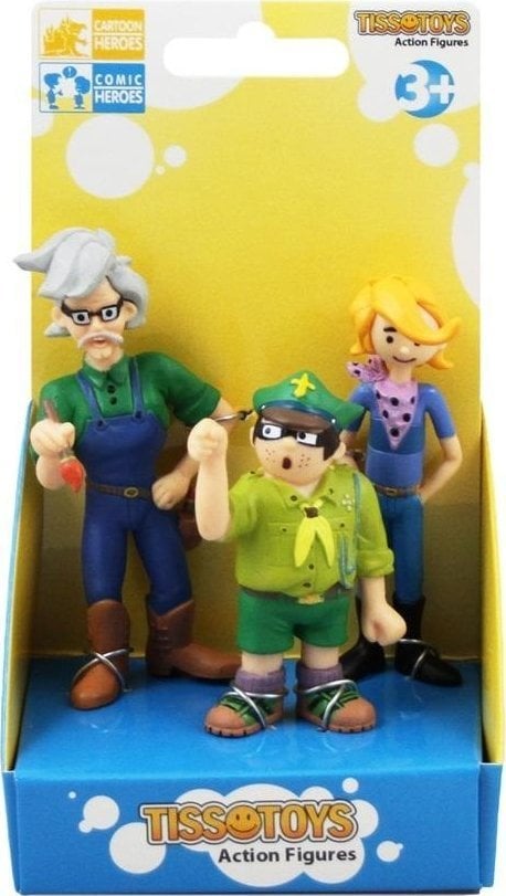 Mały zestaw figurek: Romek, A'Tomek i Papcio