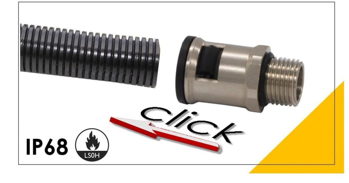 Dławik do peszla ANA-QUICK M20x1,5 mosiężny-DN12 652.017.0 /1szt./