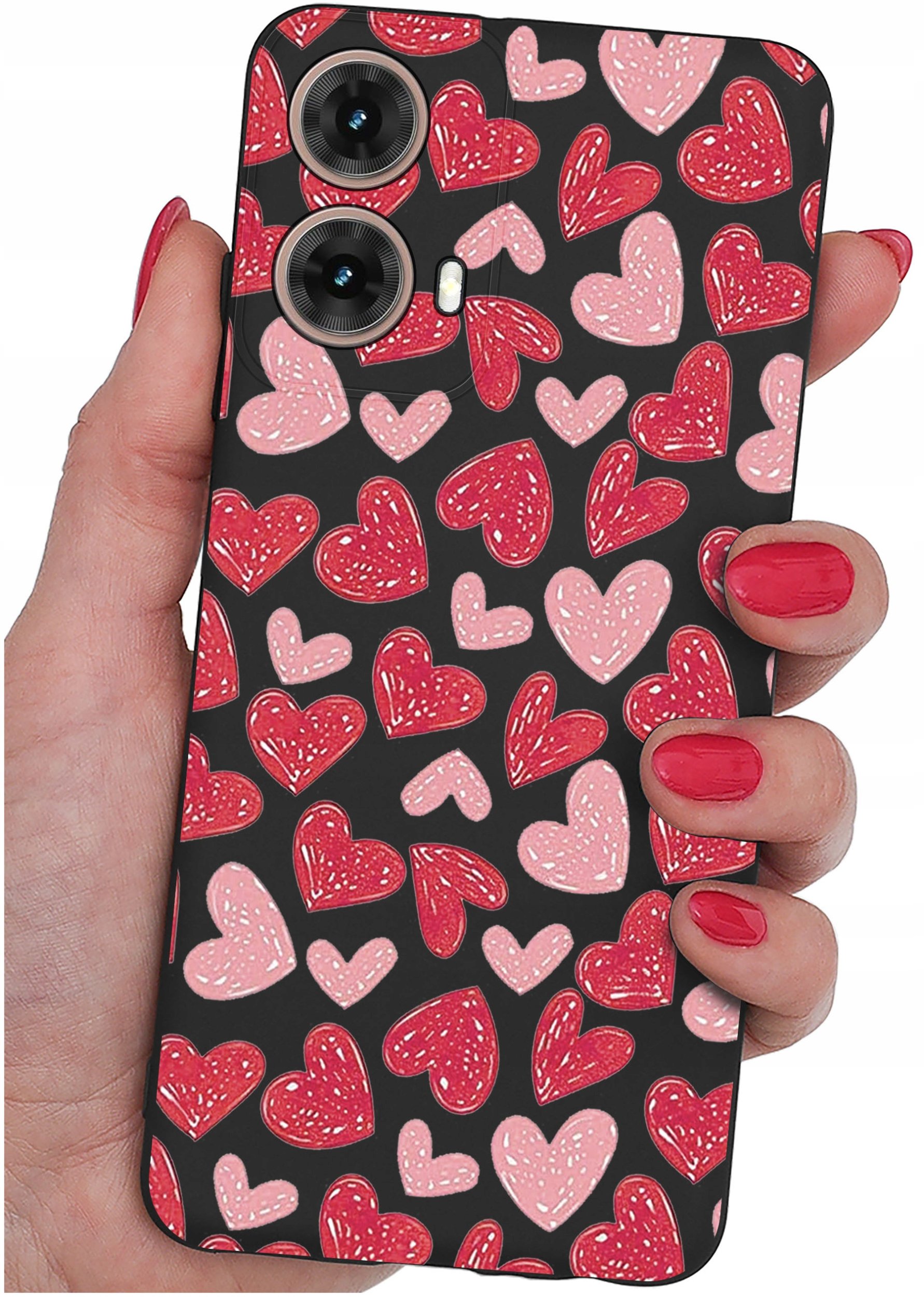 Etui do Motorola Moto G85 5G WZORY |SILIKONOWE MATT CASE