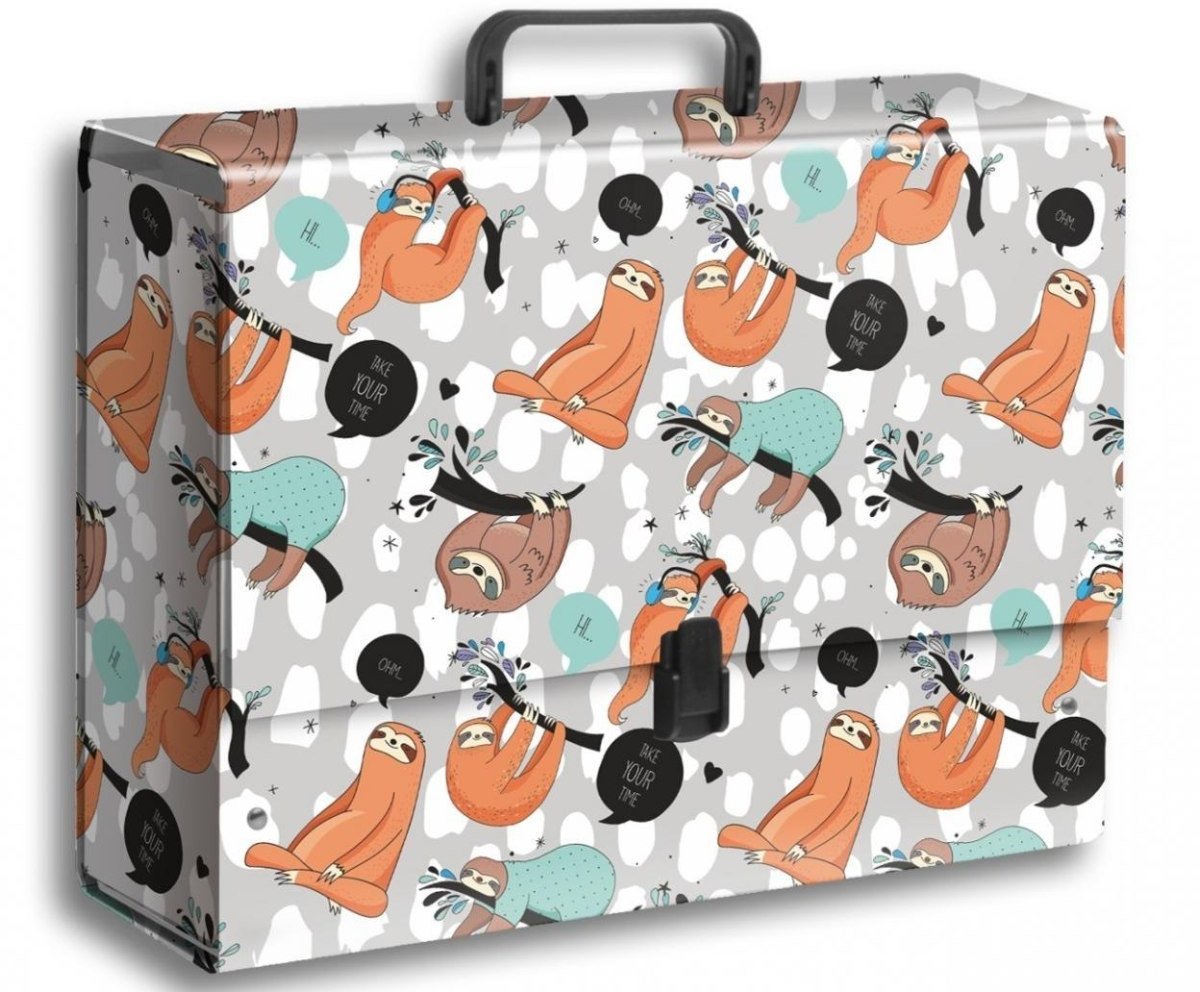 Teczka z rączką B4 jumbo Leniwce PENMATE