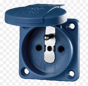 Mennekes Gniazdo tablicowe niebieskie 16A 230V IP44 (MEN11111)