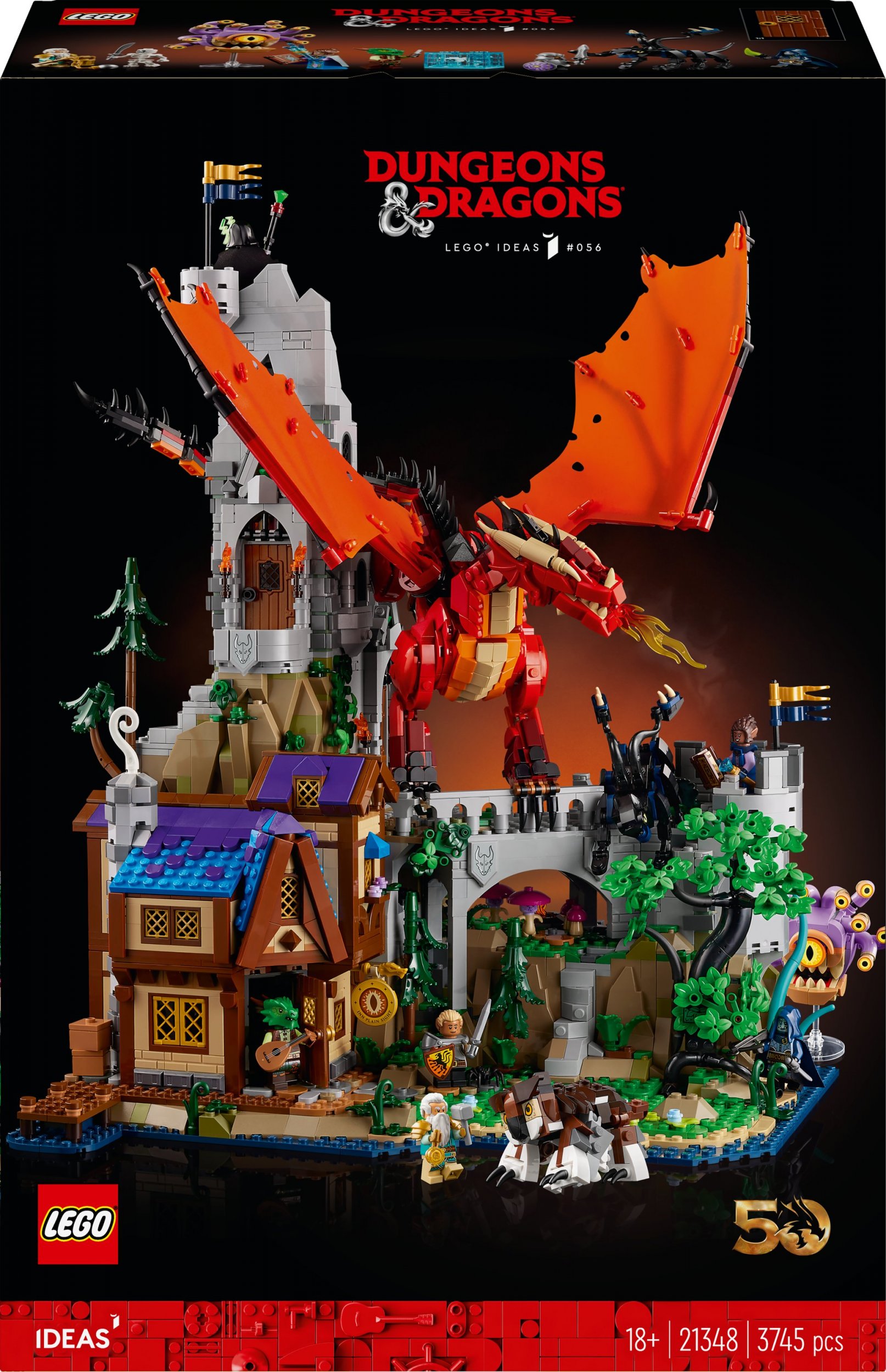 LEGO Ideas Dungeons & Dragons: Opowieść czerwonego smoka (21348)