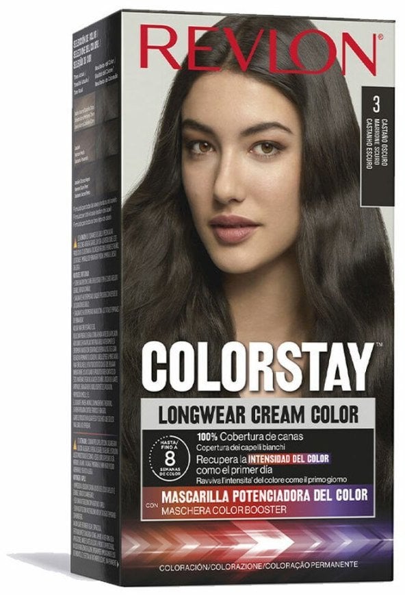 Trwała Koloryzacja Revlon Colorstay Ciemny Szatyn N 3