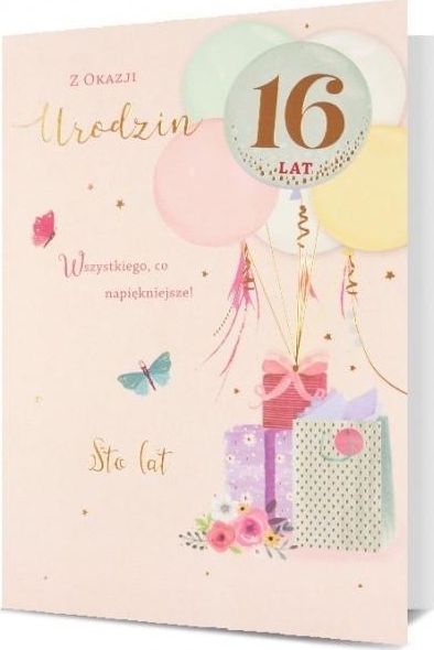 Pan Dragon Karnet B6 Urodziny (wymienne cyfry) HM200-2448