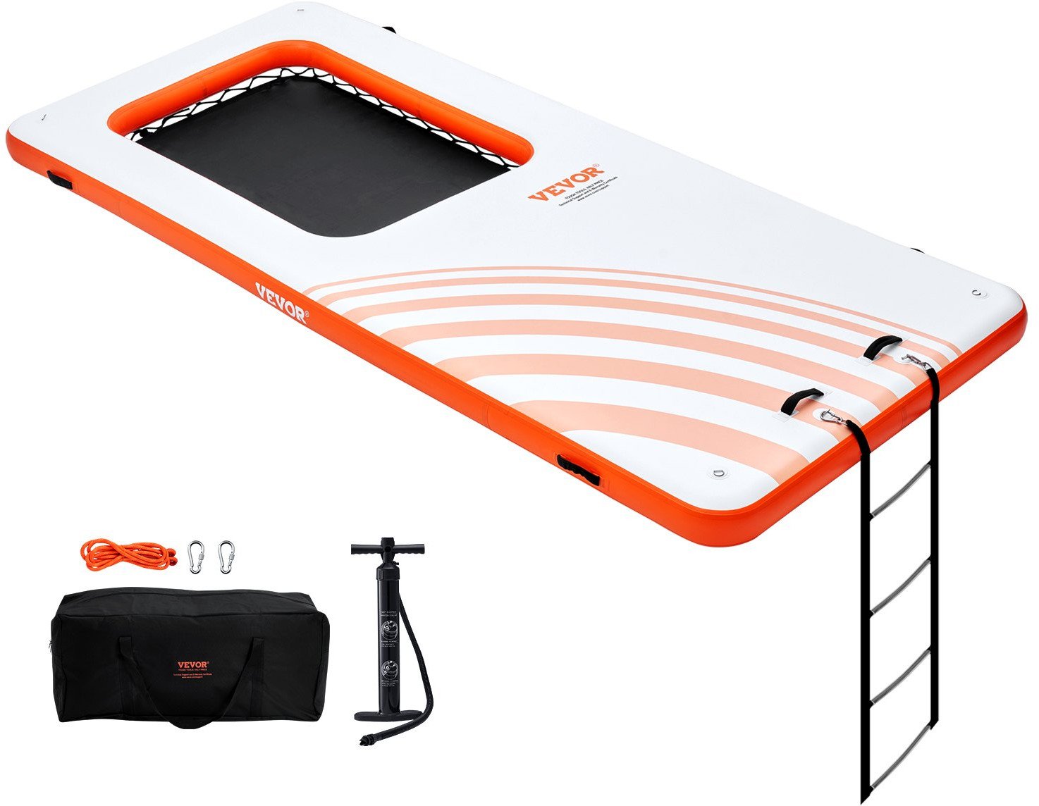 Nadmuchiwana pływająca tratwa wyspa na basen plaże 4.57 x 1.98 m