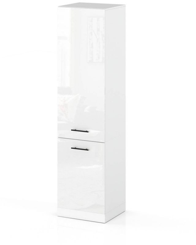 Słupek Kuchenny Stojący 60cm Szafka Kuchenna S60 Spremium Biały Połysk