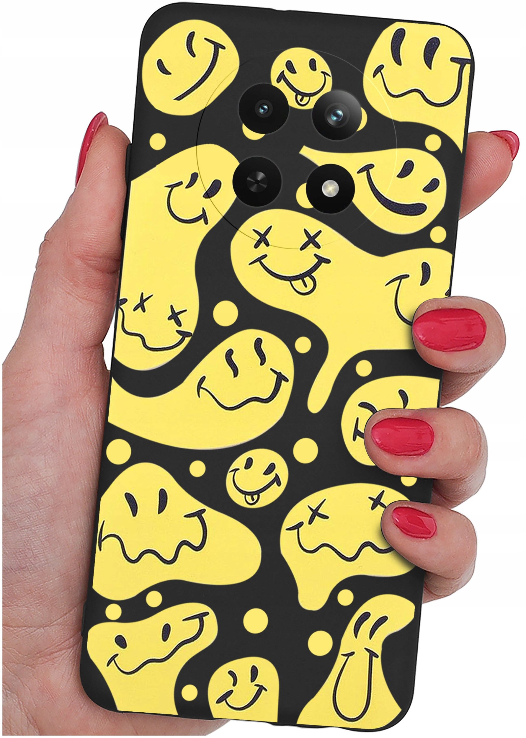 Etui do Realme 12 5G | 12x 5G WZORY |SILIKONOWE MATT CASE + SZKŁO 9H