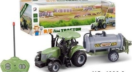 Traktor sterowany pilotem z ładowarką