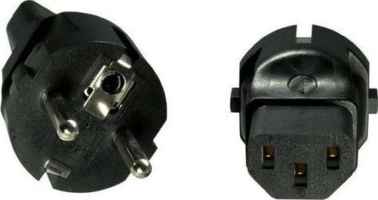 Adapter AV MicroConnect Microconnect PESC13AD adapter wtyczek zasilających Typu F C13 Czarny