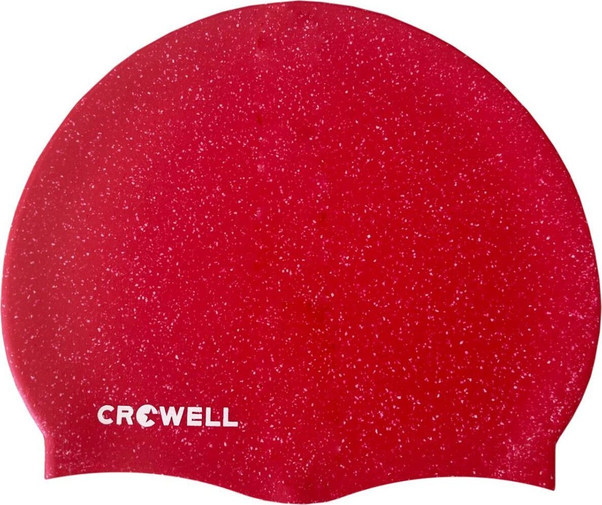 Crowell Czepek pływacki silikonowy Crowell Recycling Pearl czerwony kol.9