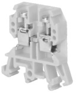 Pokój Złączka szynowa gwintowana ZUG-G10 szara (A11-0208)