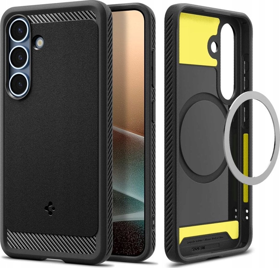 SPIGEN RUGGED ARMOR MAG MAGSAFE GALAXY S25+ PLUS MATTE BLACK