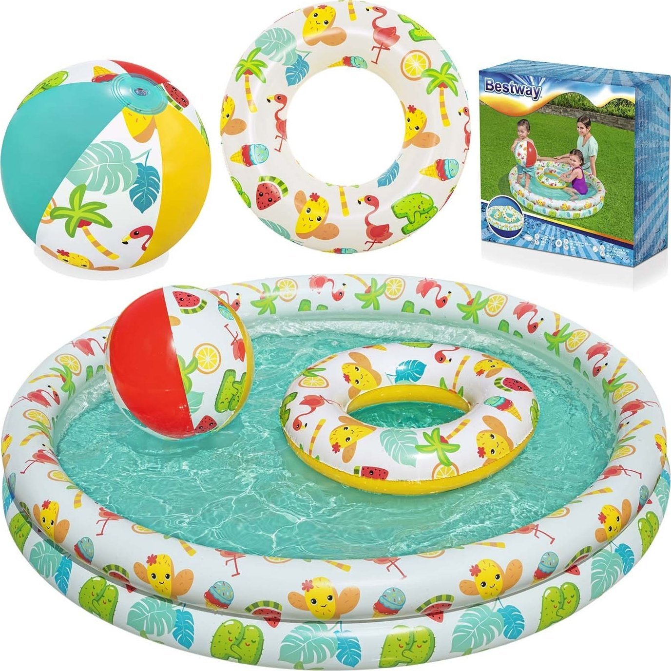 Bestway Basenik dla dzieci 3w1 122 x 20 cm (51124)