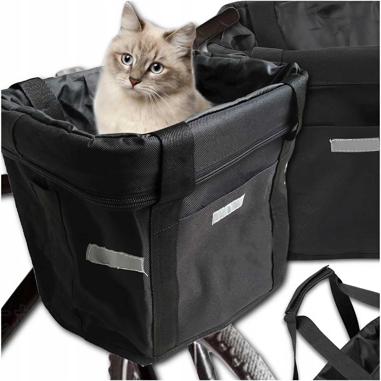 Kosz rowerowy przedni MEMFLOW KOSZYK ROWEROWY DO TRANSPORTU DUŻY