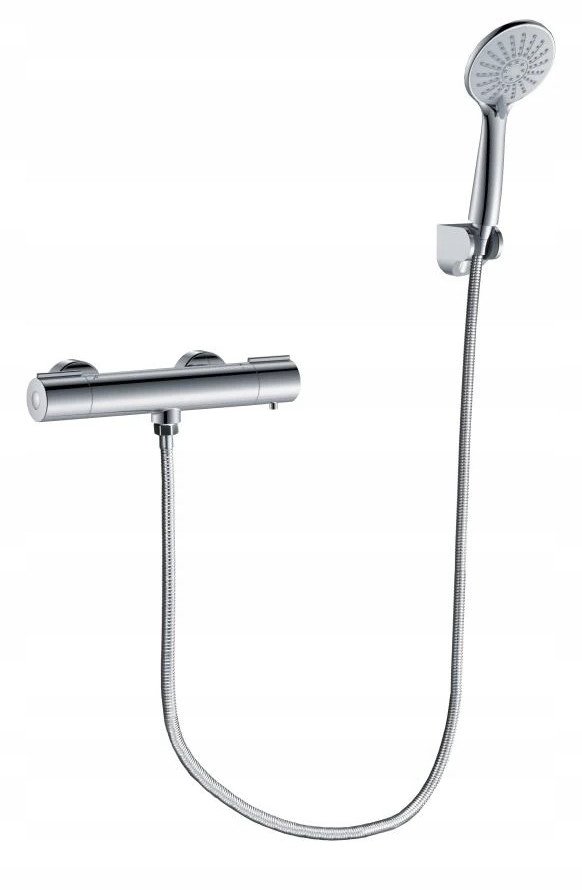 Bateria prysznicowa Caldo TLYT131CR Bateria termostatyczna prysznicowa z zestawem, chrom połysk