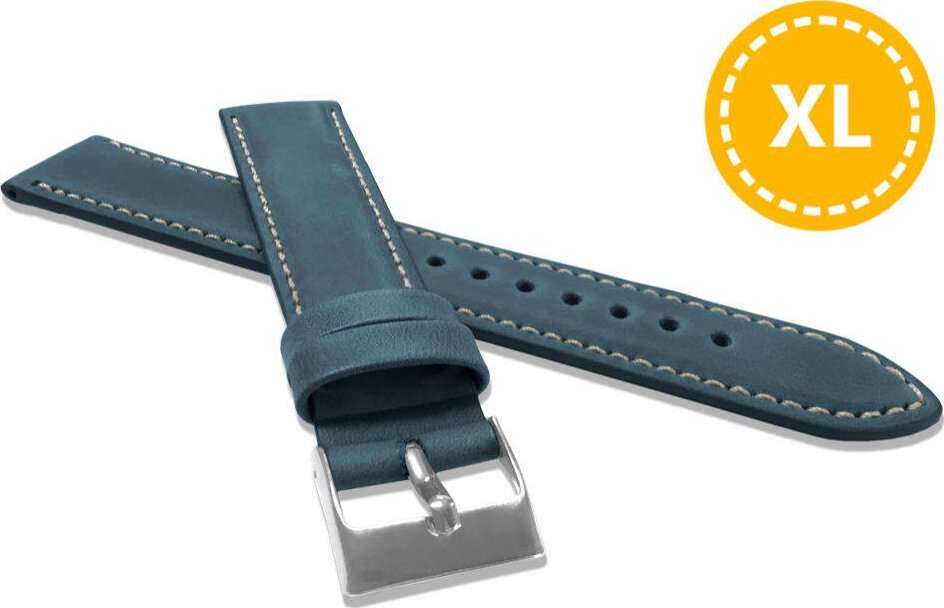 Lavvu Skórzany pasek do zegarka 24 mm XL Lavvu LSBXL24 skóra licowa