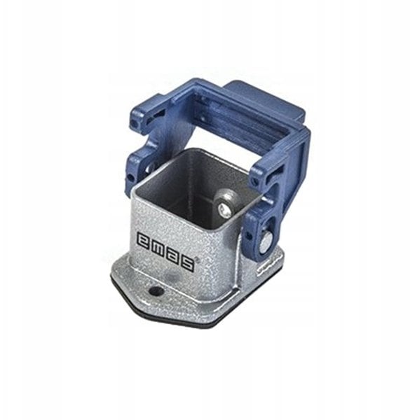 Przyłącze metalowe puste, 4 lub 5 pin, 10 A, dolne przył. (montaż na przegrodzie), ręczne zamknięcie - plastikowe T0-EBM05GM41