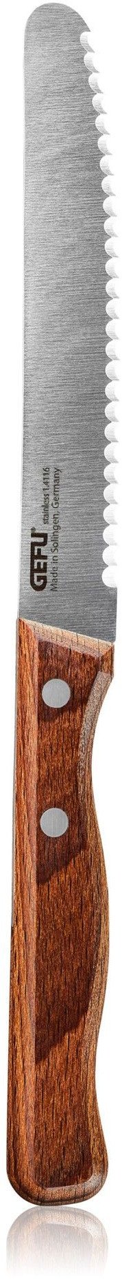 Nóż śniadaniowy Stulle Gefu 12cm orzech włoski i stal inox