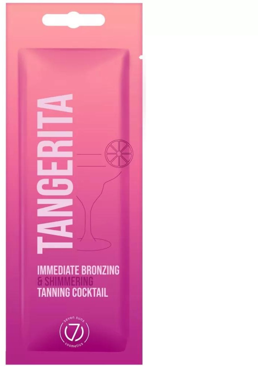 7suns Tangerita Koktajl Opalający Z Bronzerem I Rozświetlającymi Drobinkami 15ml