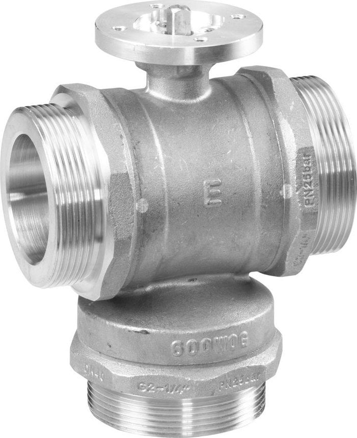 Honeywell Zawór kulowy regulacyjny 3-dr., DN25, G11/2,kvs=10, bez napędu (MVN)R2