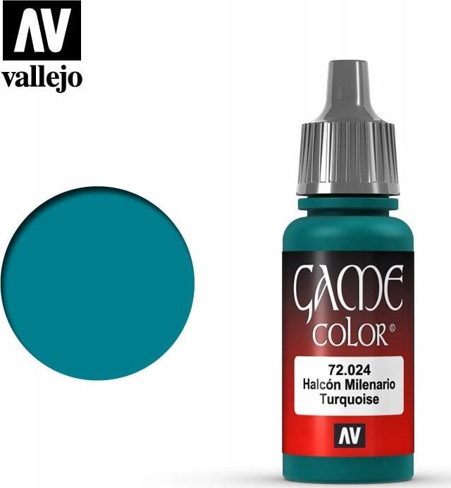 Vallejo Vallejo: 72.024 - Game Color - Turquoise (18 ml)