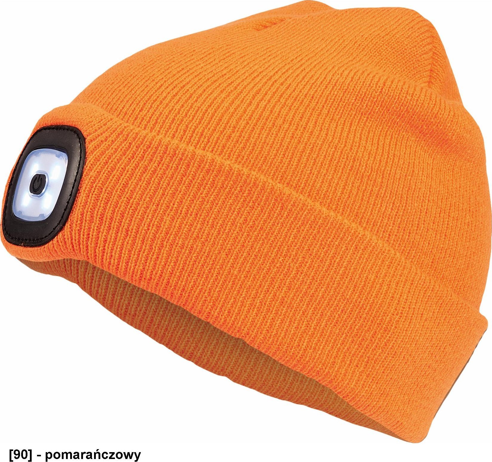 CERVA DEEL LED - czapka ze zintegrowaną lampą - pomarańczowy