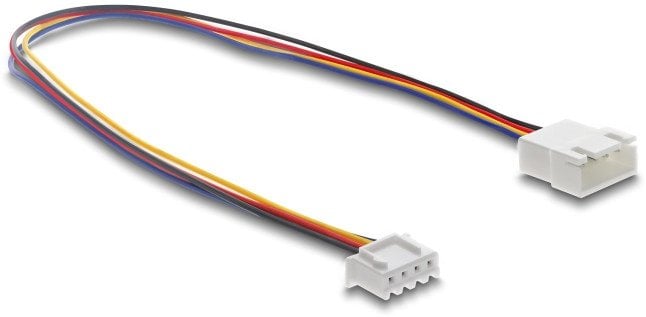 DELOCK Lufter Verl�ngerungskabel JST PWM Stecker zu Buchse 4 Pin Steckerl�nge 7mm 30cm