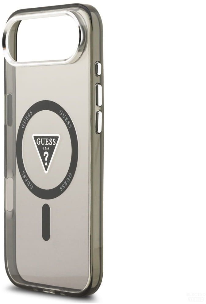 GUESS futerał do IPHONE 17 Air kompatybilny z MagSafe GUHMP17MHGTMLCGK (IML Gradient W/ Triangle Logo) czarny
