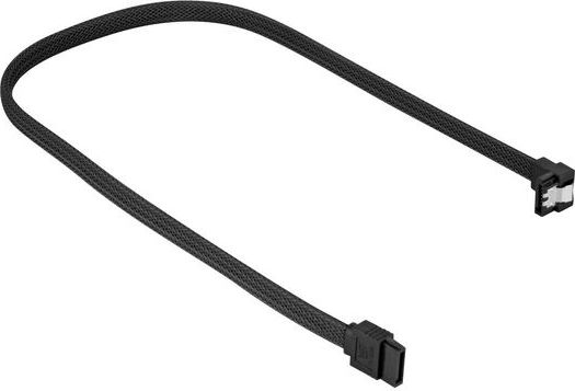 Sharkoon SATA - SATA, 0.6m, Czarny (4044951016549)