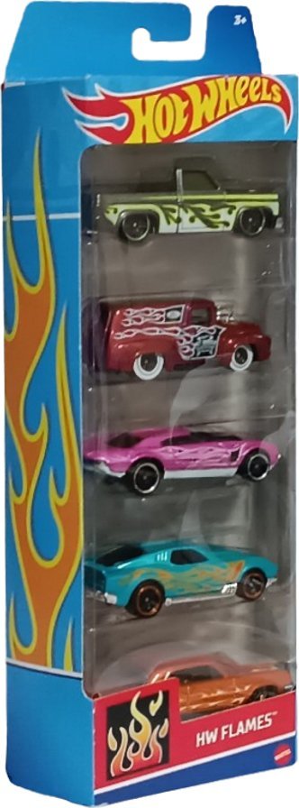 Mattel Autka Hot Wheels - HW Flames - 5 pak (HTV47)
