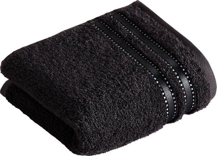 Vossen Ręcznik czarny 30x50 cult de luxe 790