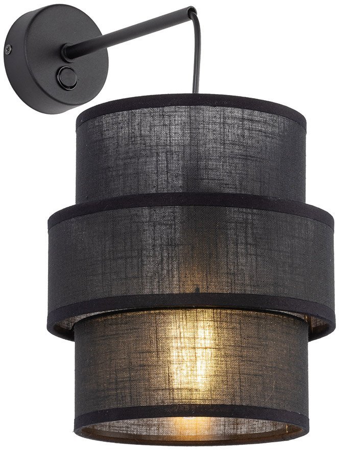 Kinkiet z włącznikiem CALISTO BLACK 5955 TK Lighting