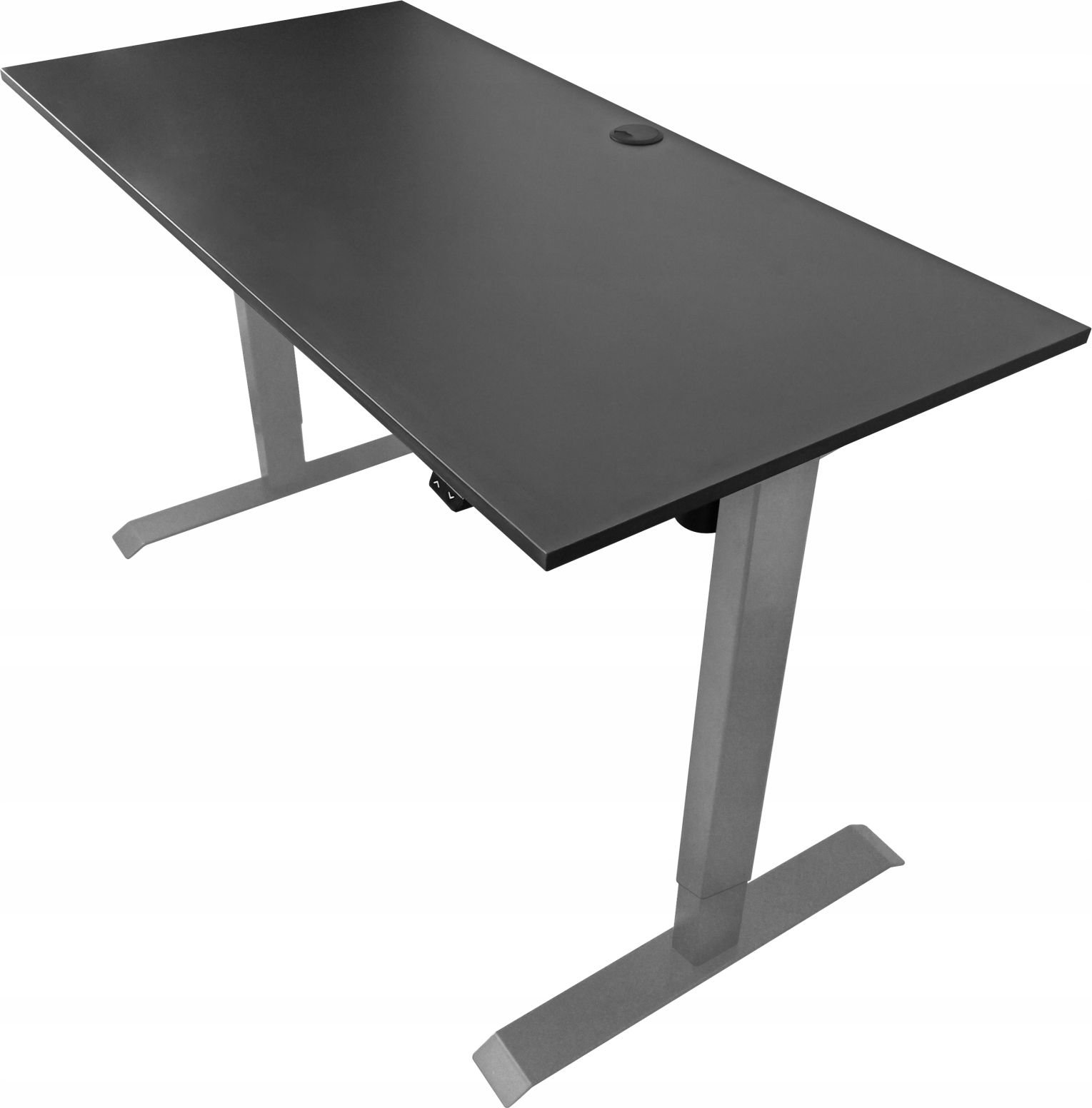 Biurko Zdesk PC-114G-Po/B Grafitowe 138 cm x 68 cm