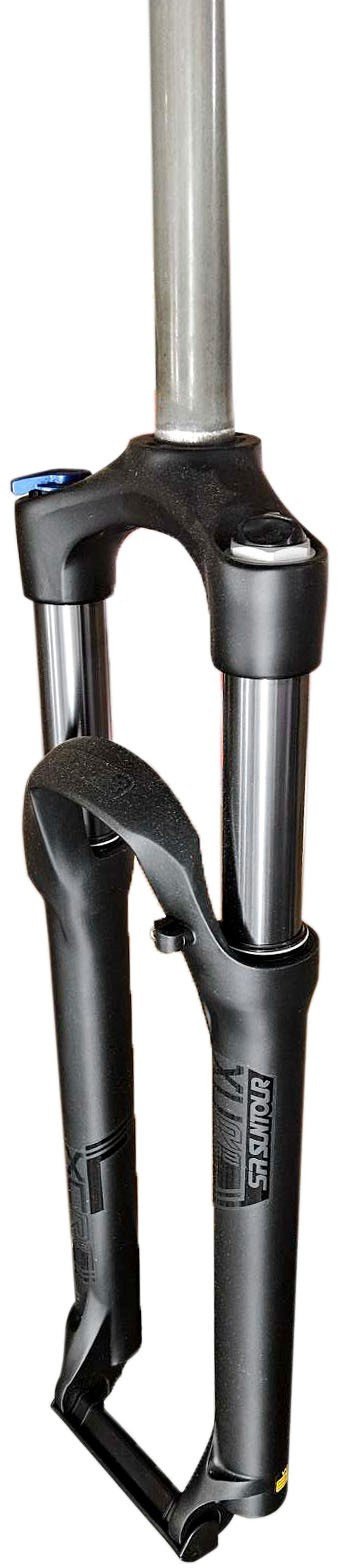 Amortyzator Suntour XCR AIR 29" blokada na goleniu skok 100mm powietrze czarny Uniwersalny