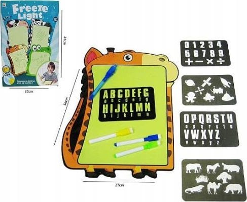 Hipo Tablica do pisania światłem, suchościeralna 38x27cm CQ150-1