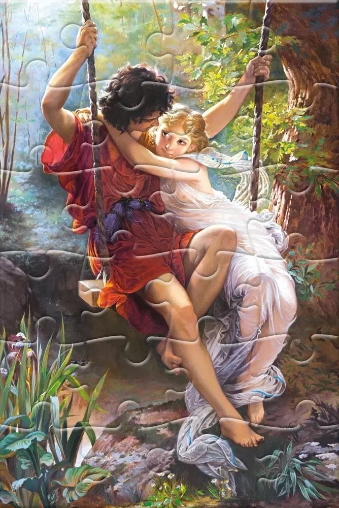 Castorland Puzzlowa kartka pocztowa - Springtime 24 elementy