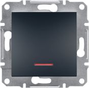 Schneider Electric Łącznik 1-biegunowy Asfora z podświetleniem antracytowy (EPH1400171)