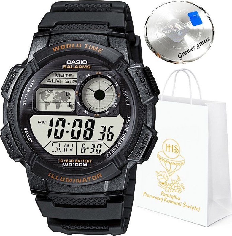 Zegarek Casio Zegarek dziecięcy Casio MATHIS grawer GRATIS