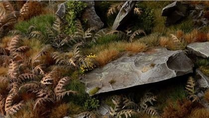 Gamers Grass Gamers Grass: Laser Plants - Dry Bracken - Wysuszona paproć