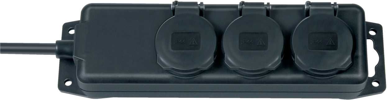 Brennenstuhl Przedłużacz warsztatowy 3x230V IP44 H07RN-F 3G1,5 2m - 1159934