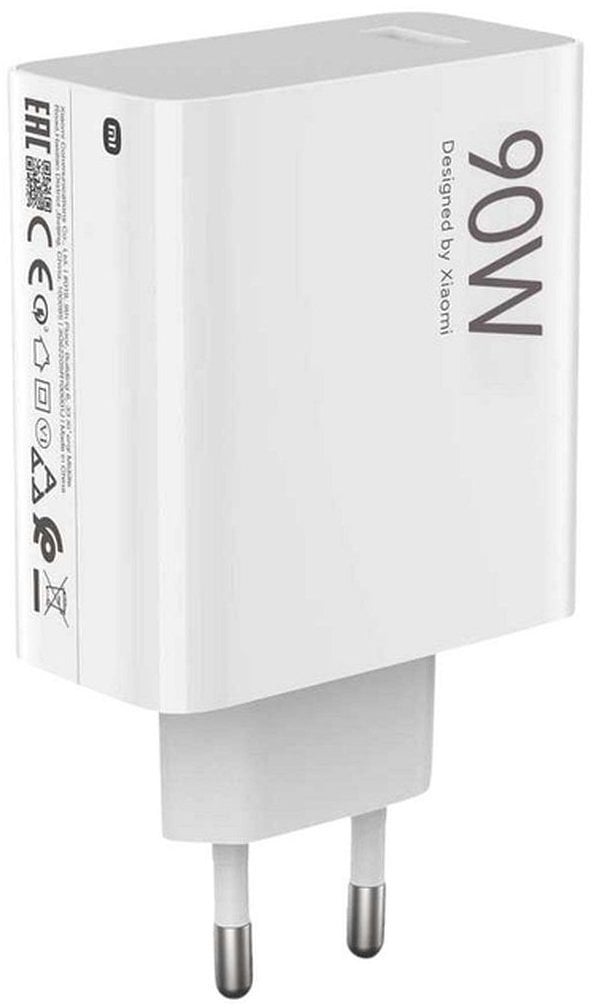 XIAOMI oryginalna ładowarka sieciowa USB A QC3.0 3A 90W MDY-15-EK biała bulk