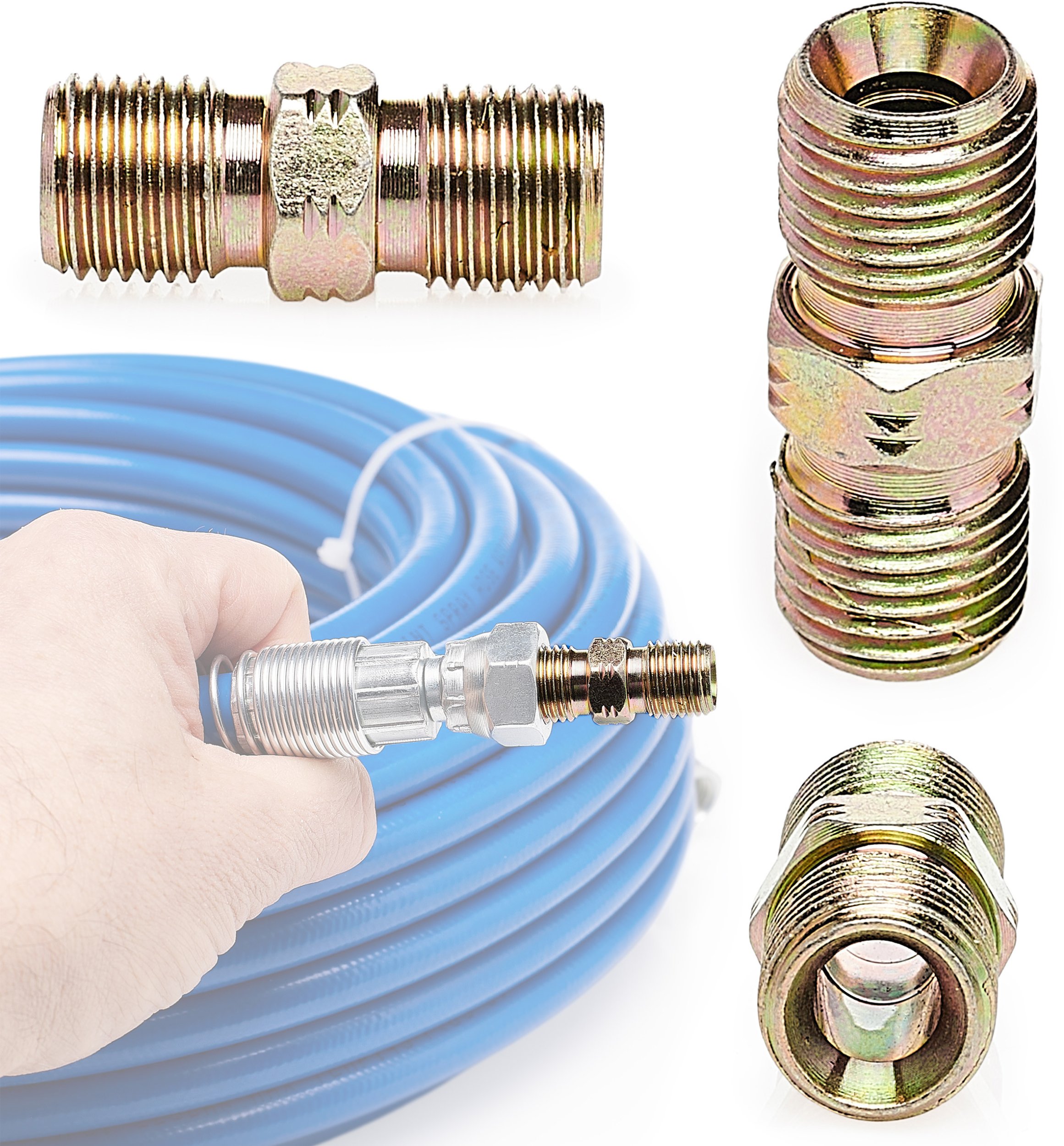 Adapter Złączka Węża Malarskiego GZ 1/4" na 1/4" Agregat Malarski Techrebal