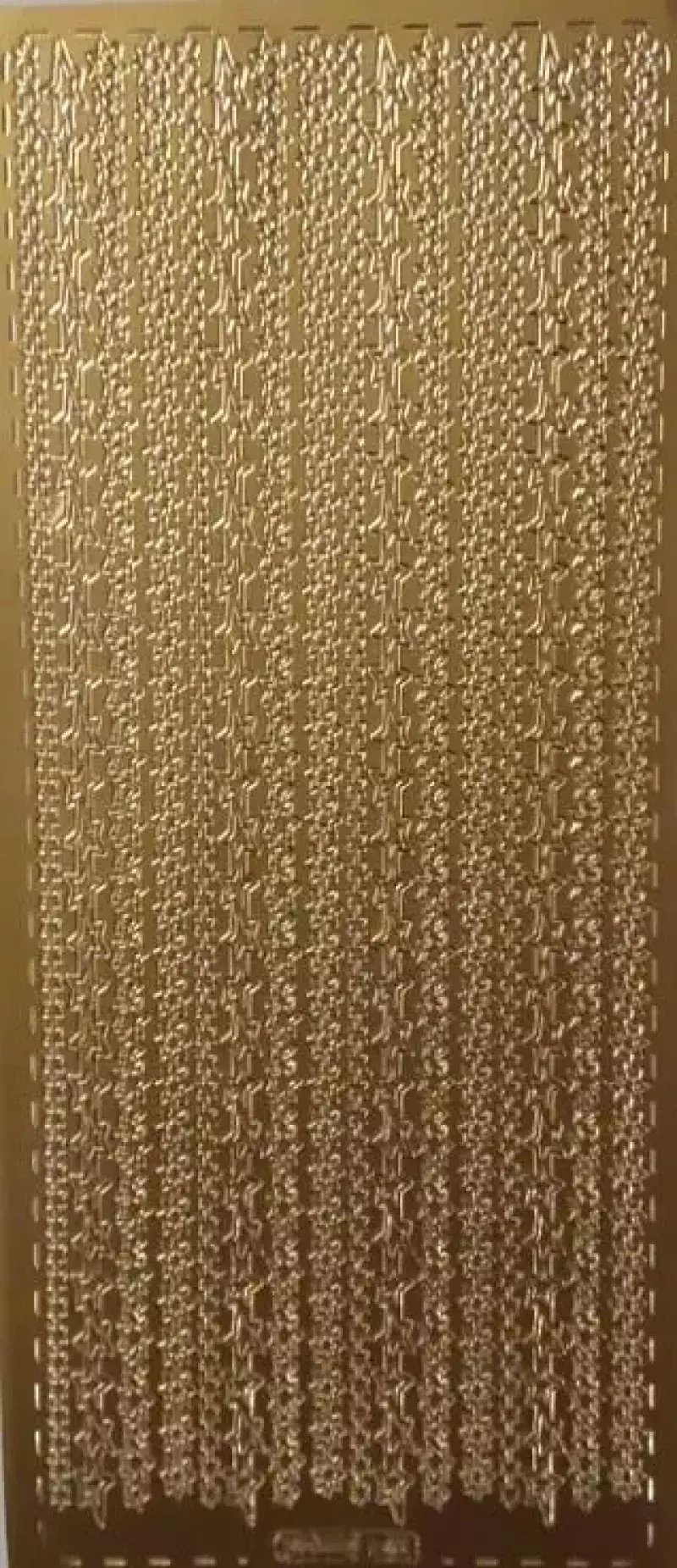 Farro Tiker ażurowy 10x23cm bordura złoty