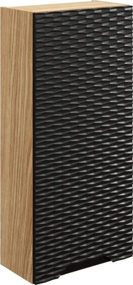 Comad Szafka łazienkowa OCEAN BLACK 83-35-1D 35cm dąb olejowany/czarna COMAD