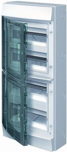 ABB Rozdzielnia Mistral65 48M z listwą N+PE IP65 drzwi przeźroczyste (1SLM006501A1207)